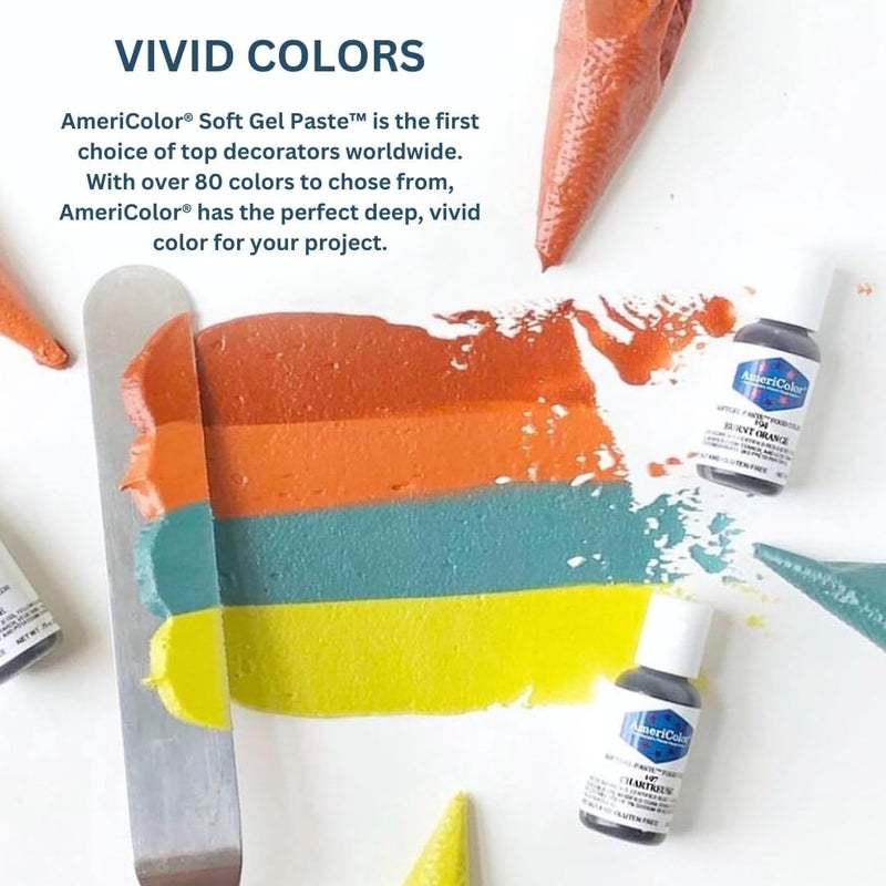 AmeriColor Maroon Soft Gel Paste Food Color - Image 4